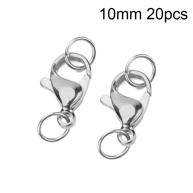 PVD Never Fade RVS Kreeftgespen Springringen Eindklem Stopper Kraal Verlengkettingen Ketting Armband Sieraden maken