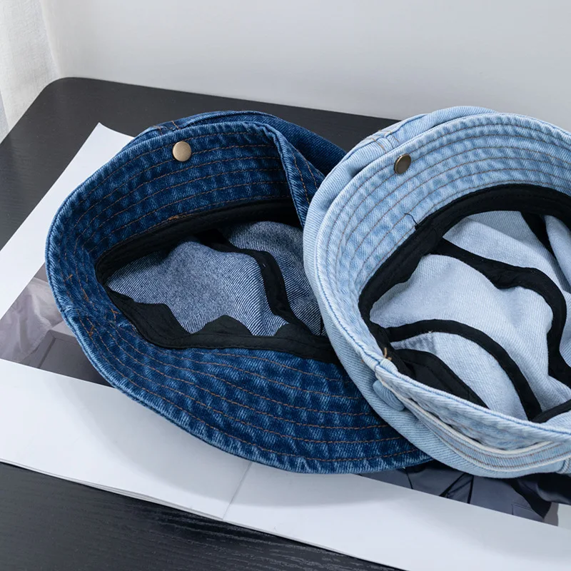 Short Edge Denim Vintage Beret Hat Cotton Fashion Autumn Men Women  Newsboy Caps Outdoor Casual Painter Hat