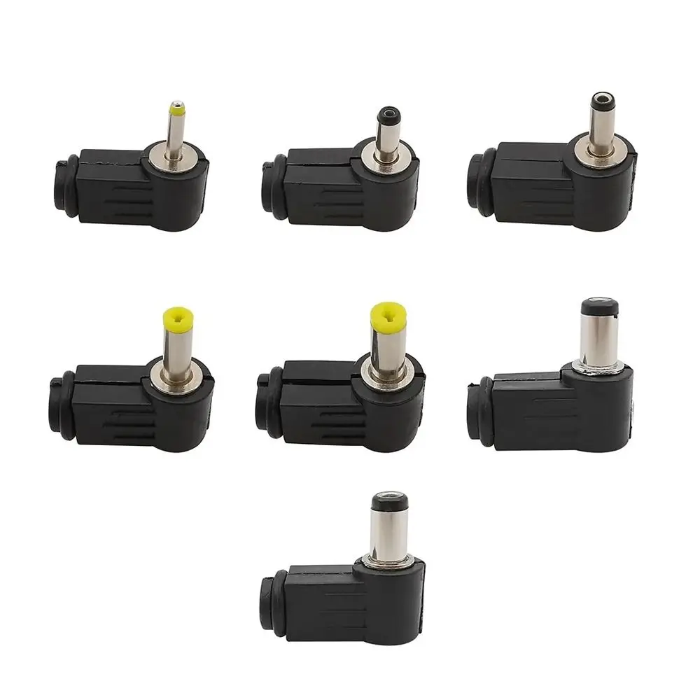 L Shaped DC Power Male Plug 90 Degree Welding Connector 90 Degree Elbow Welding Wire Type DC Plug Right Angle Socket Connectors