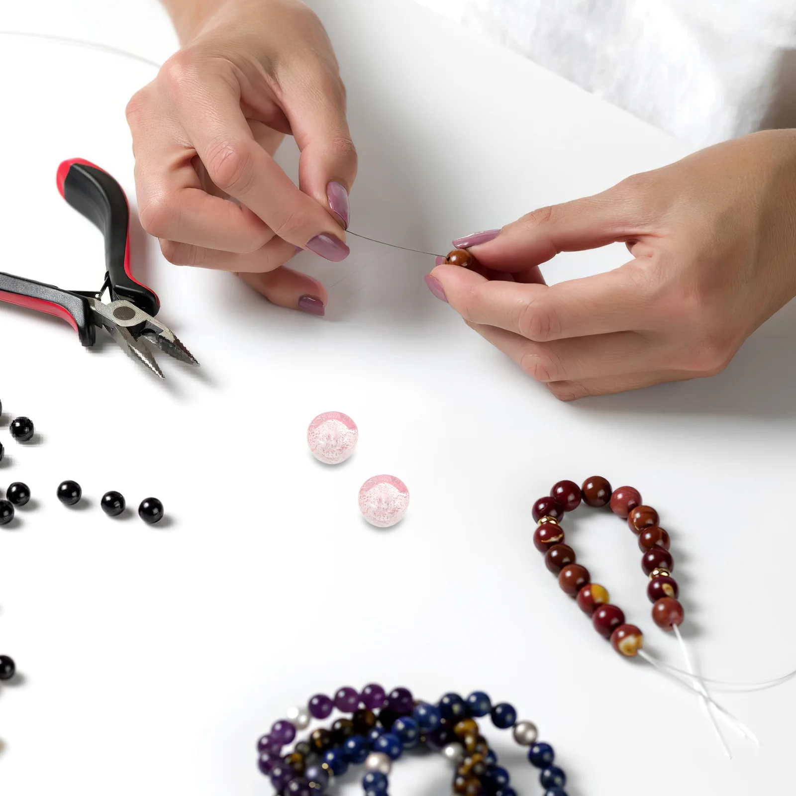 

20pcs Fruit Resin Beads 3Mm Loose Spacer Beads For Diy Jewelry Making Necklace Bracelet Keychain Supplies Crafting Tools Cartoon