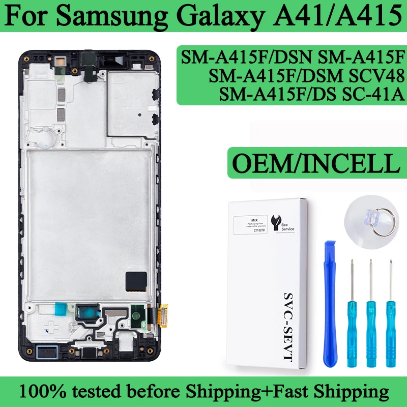 sm-a415f-scv48-sc-41a-premium-lcd-for-samsung-galaxy-a41-display-touch-screen-digitizer-panel-assembly-lcd-screen-with-frame