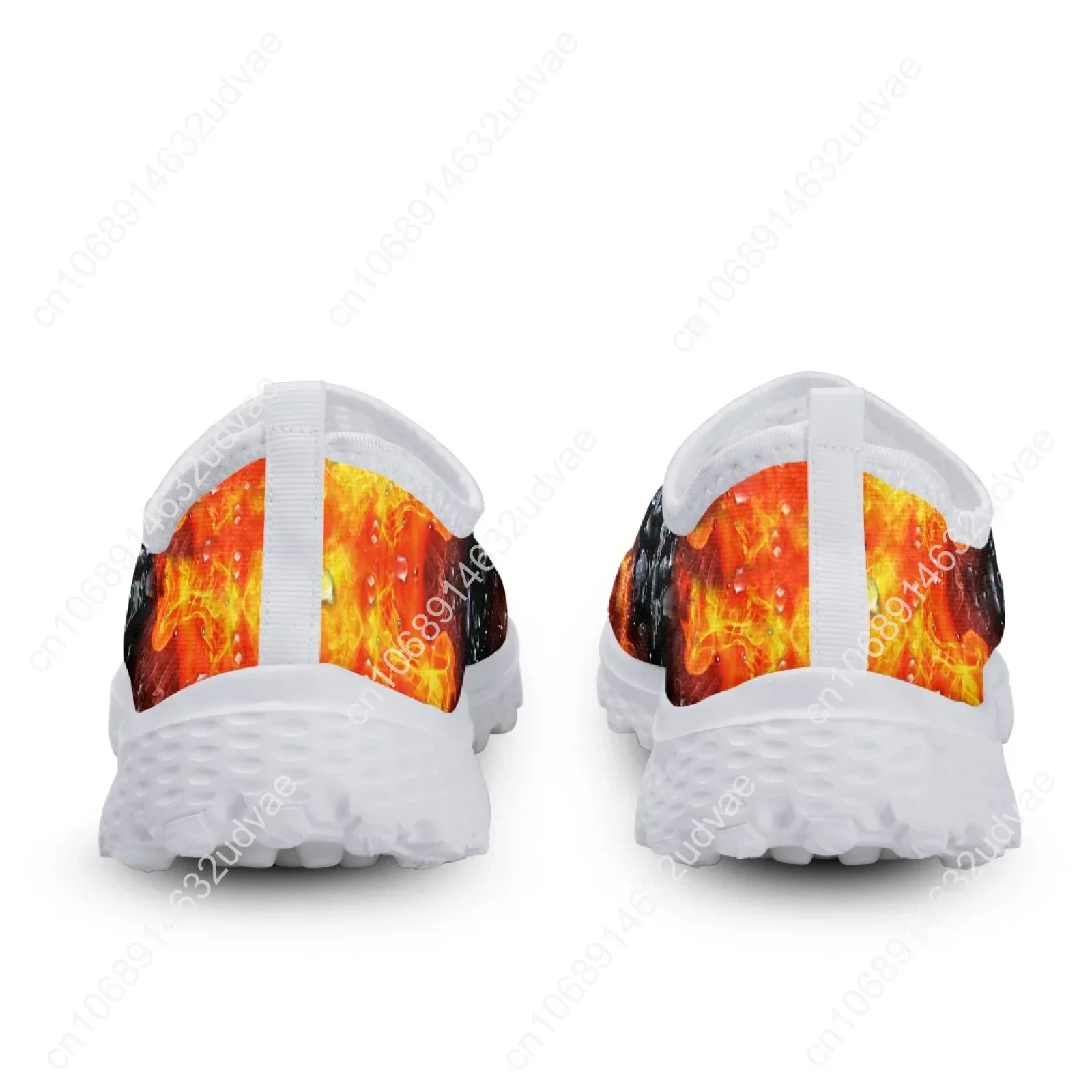 New Women Shoes Brand Flats Summer Fashion Women's Loafers Cool Fire Darts Pattern Student Comfortable Walking Shoes