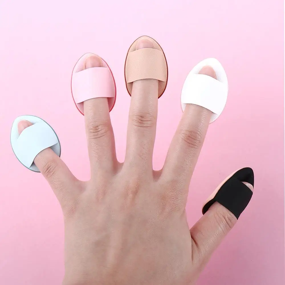 Makeup Puff Tools Finger Shape Mini Size Foundation Cosmetic Puff Highlighter Blender Sponge Puff Thumb Air Cushion Puff