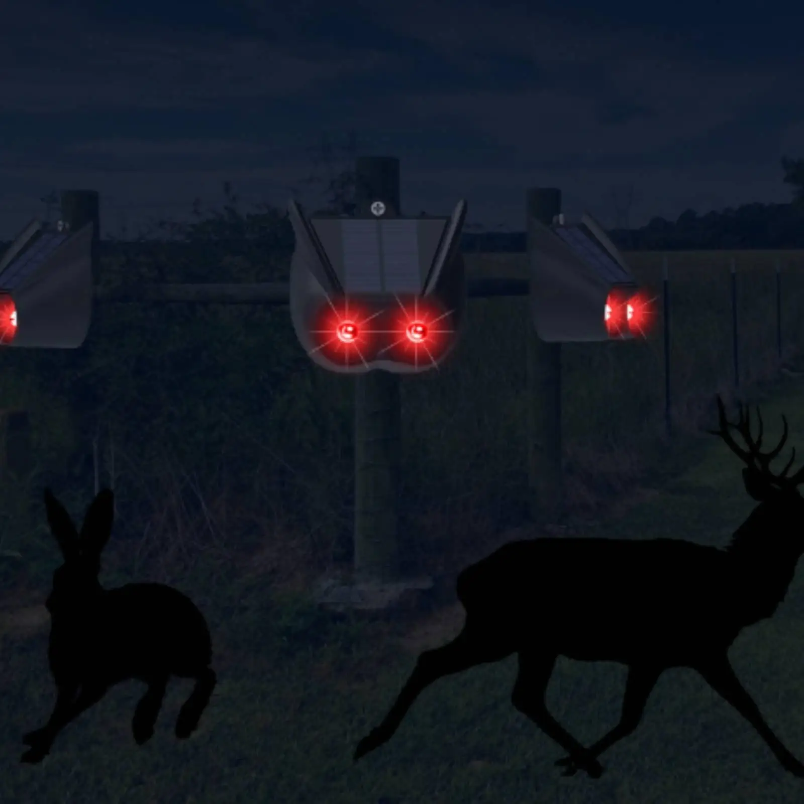 Solar Creature Night Guard Solar Wildlife Deterrent Light for Gardeners
