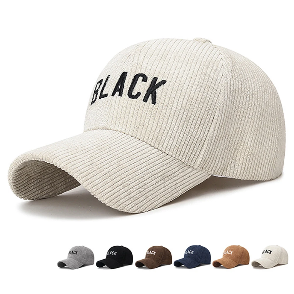 

Вельветовая бейсболка унисекс для весны и лета, для активного отдыха и путешествий, с изогнутым козырьком, вышивкой букв, регулируемая, солнцезащитная