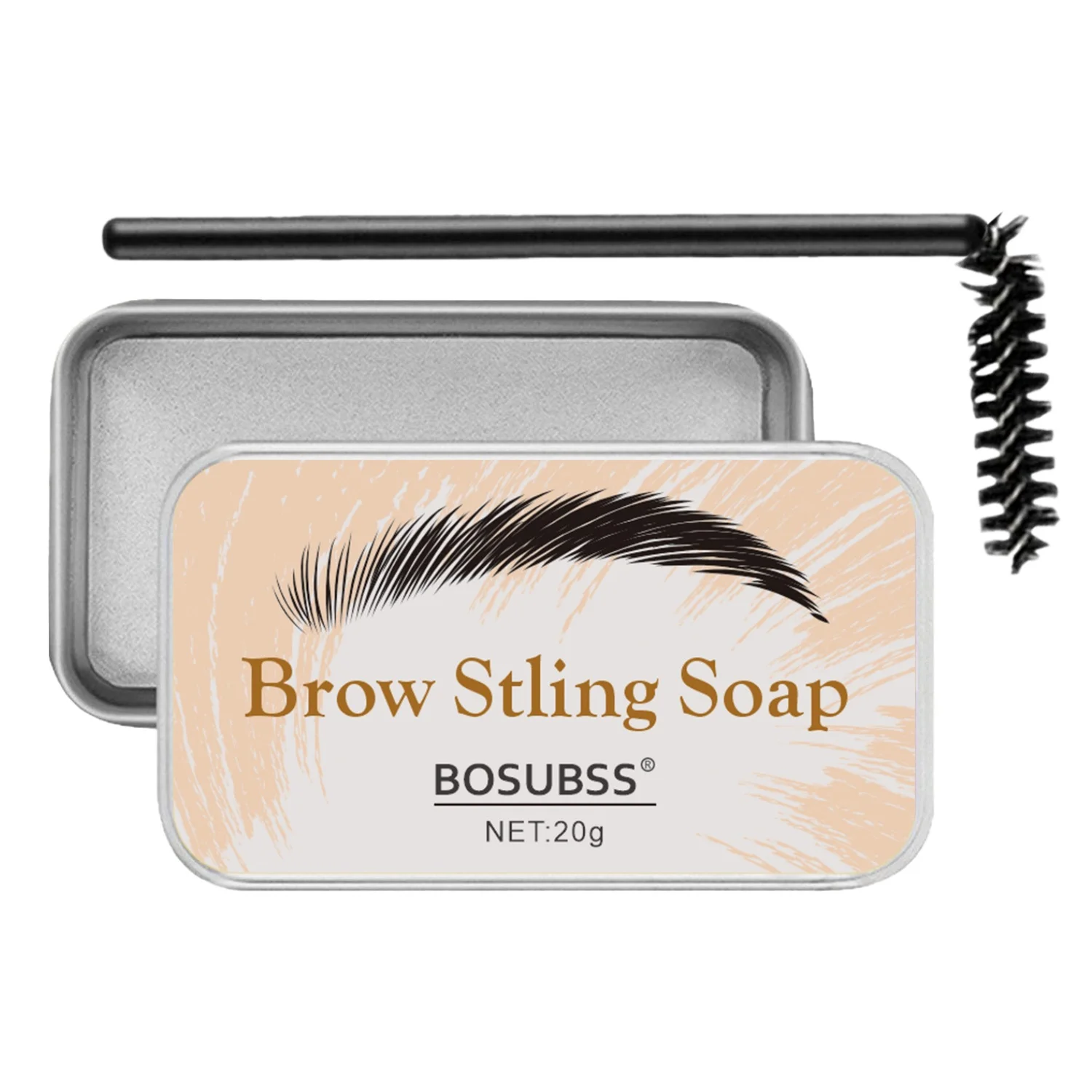 جل تصفيف الحواجب الشفاف - شمع شفاف مقاوم للماء، عقد طبيعي، مقاوم للتلطخ، رائع للاستخدام اليومي وأفكار هدايا العطلات #3