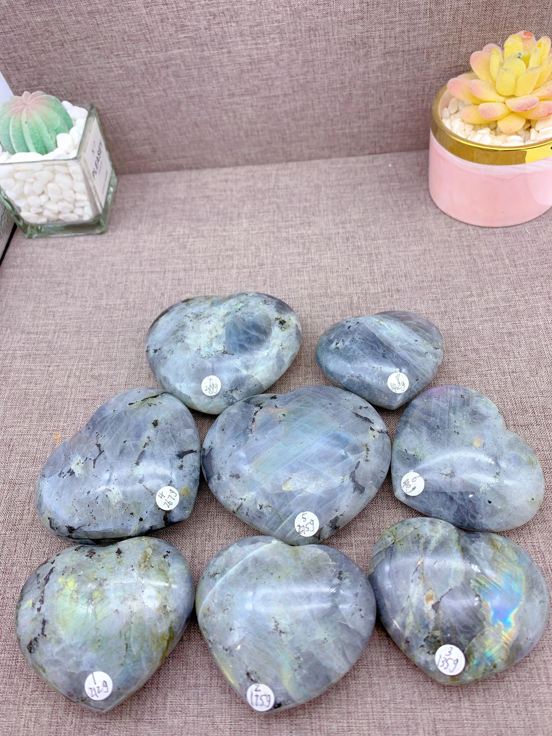 

Natural Crystal Labradorite Love Type Quartz Polished Reiki Healing Exquisite Room Decor Moonstone