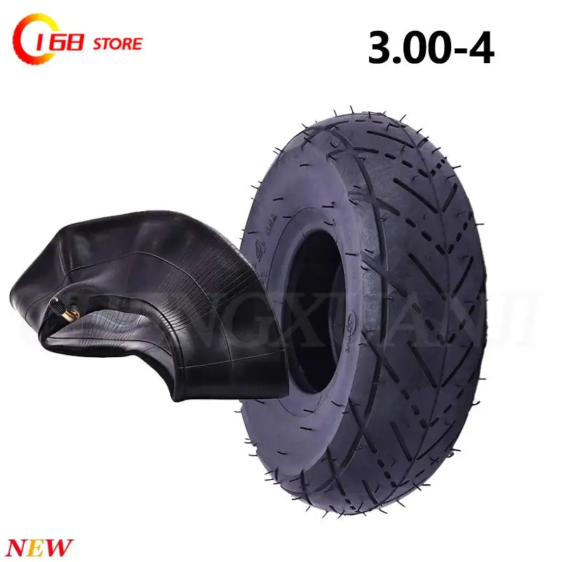 3.00-4 Tire & Tube for Pocket Rocket E300 E325 eZip Scooter Mini Chopper Go Kart Bladez Gas Electric Mobility Compatible 260x85