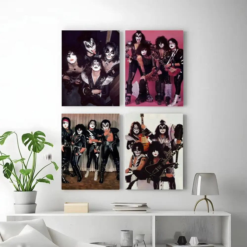 group  K-Kiss Poster  Self-adhesive Art Waterproof Paper Sticker Coffee House Bar Room Wall Decor view 3