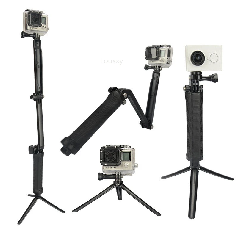 Grip Waterproof Monopod Selfie Stick Tripod Stand for GoPro Hero 11 10 9 8 7 Xiaomi Yi 4K SJCAM EKEN DJI OSMO Go Pro Accessories