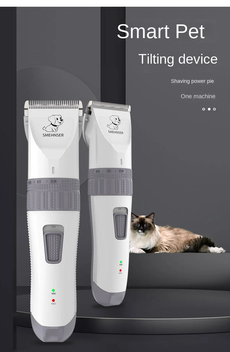 

Professional Pet Electric Hair Clipper Dog Shaver Electric Hair Pusher Hair Removal Supplies Shaver Dog Grooming Hair Clipper