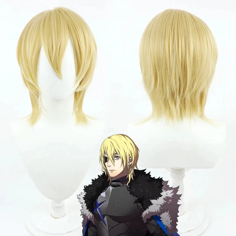 

ИГРА Fire Emblem: Three Houses Dimitri Alexandre, парик для косплея, термостойкие волосы, парик для ролевых игр на Хэллоуин