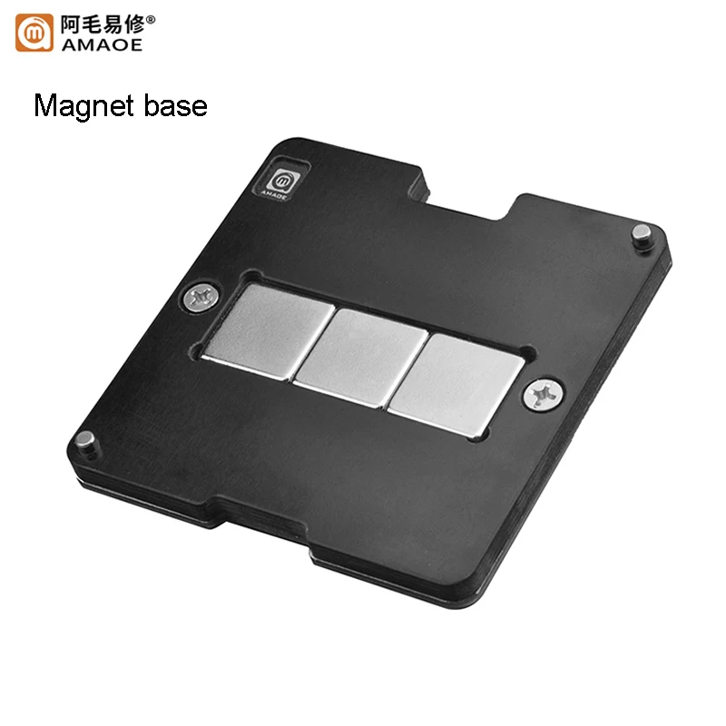 Amaoe TV EMMC 4 In 1 Reballing Stencil Jig Platform BGA153 BGA169 Repair Tools with Mbga-MY3 Board Magnetic Base Net Location