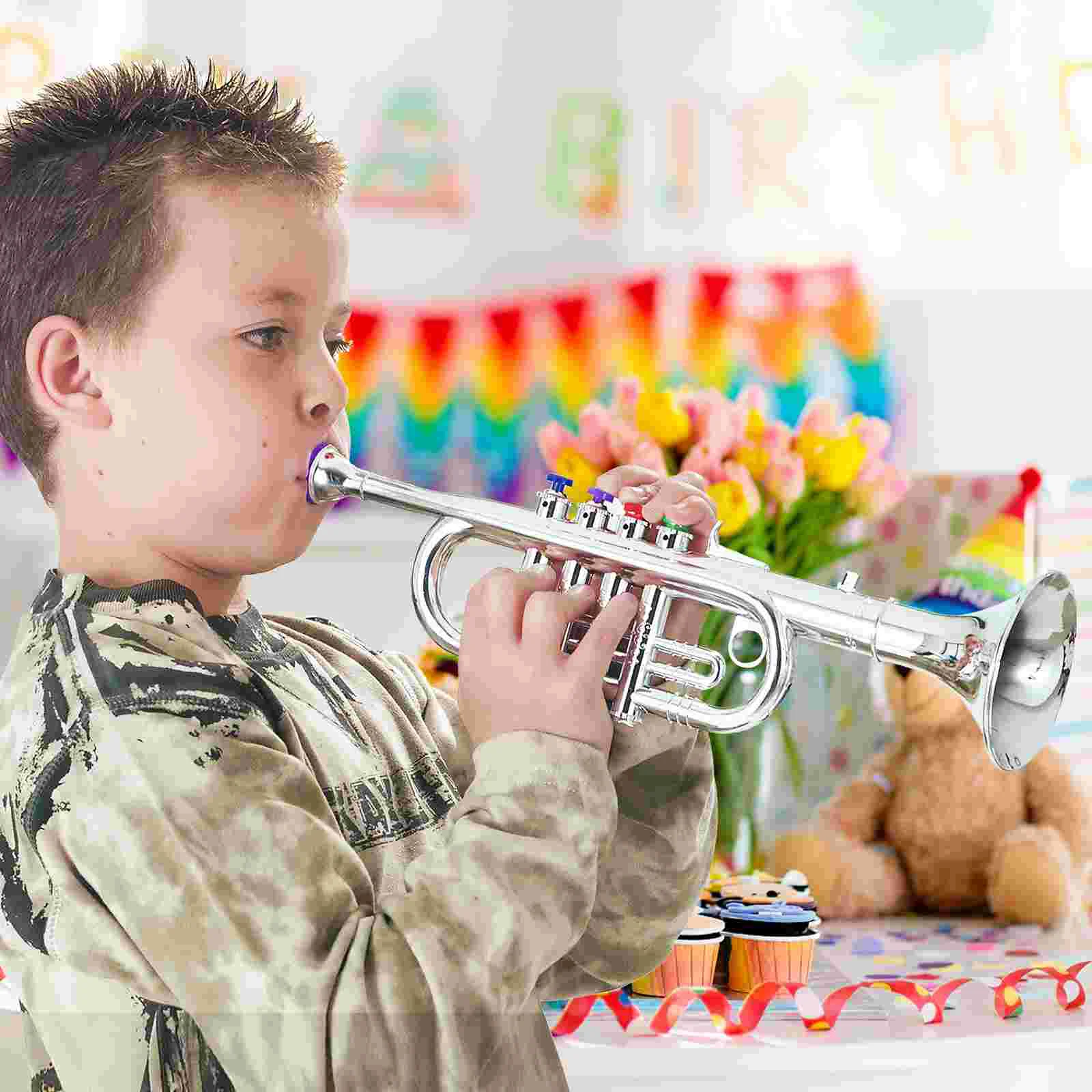 Mini Saxophone Trumpet Toy Children’s Toys Kids Learning Plastic Musical Instruments