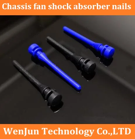 Chassis fan shock absorber nails CPU fan shock absorber nail Shock-absorbing screw Damping soft rubber nails