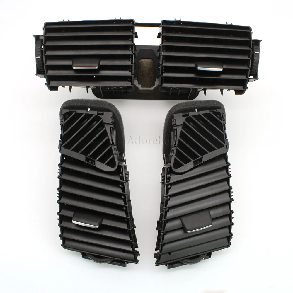 Car Dashboard Front Central Air Conditioner Panel AC Vent Grille Assembly for BMW E81 E82 E87 E88 2008-2013