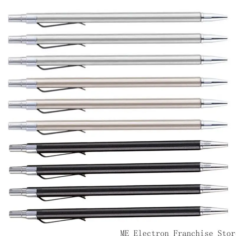 T5ea 10pcs قلم رصاص ميكانيكي قلم رصاص تلقائي الصياغة قلم رصاص قلم رصاص لكتابة رسم رسم رسم علامة