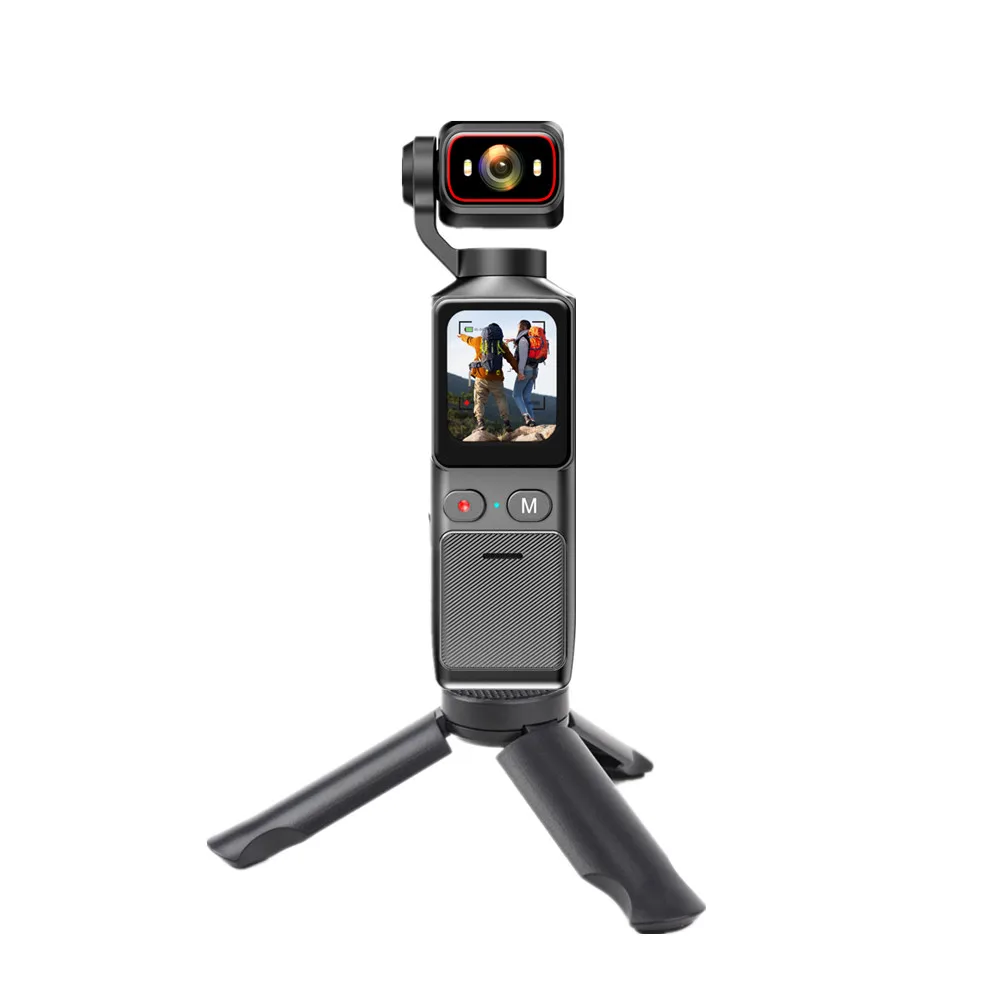 NCZOBOE 4K Touch Screen Portable MINI Vlog Camera Pocket Sports Camera with Gimbal Handheld Stabilizer Body Camera