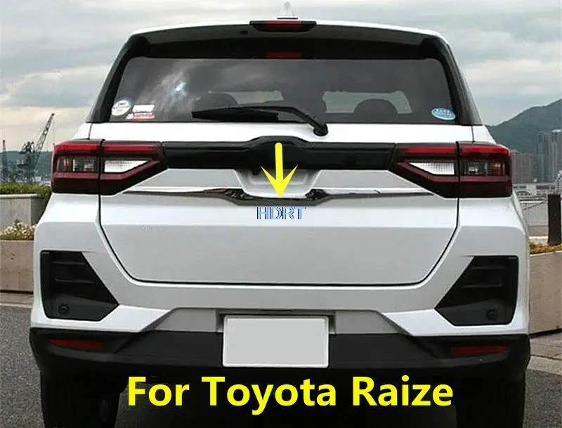 

For Toyota Raize Perodua Ativa 2020 2021 2022 Rear Trunk Strips Molding Cover Trims Tail Gate Moulding Garnish Car Accessories