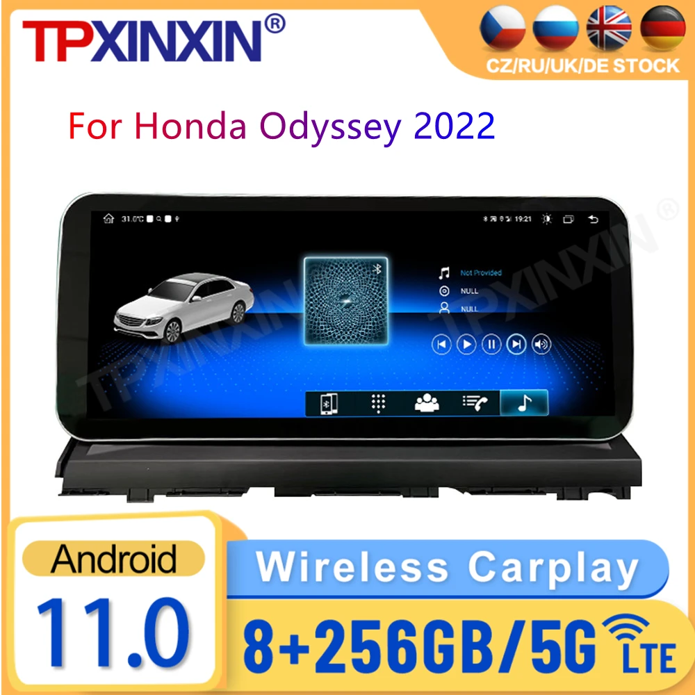 

Автомагнитола 2DIN для Honda Odyssey, 12,3 дюйма, 128 ГБ, Android 11