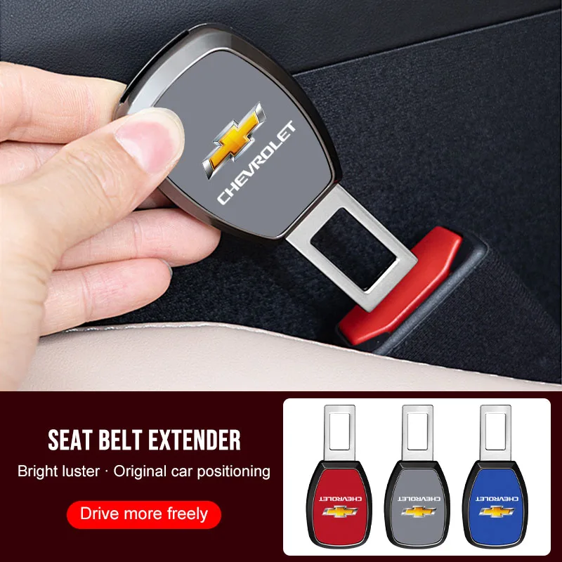 Extensor de Clip para cinturón de seguridad de coche, extensor de enchufe de inserción de cinturón de seguridad, estilo para Chevrolet Cruze Equinox Captiva Trax Malibu Tahoe Impala