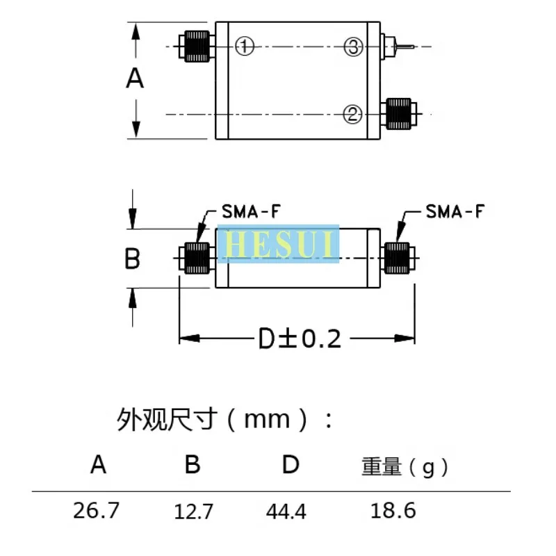 1.4GHz 1420MHz RF microwave voltage controlled oscillator, VCO, sweep signal source Module