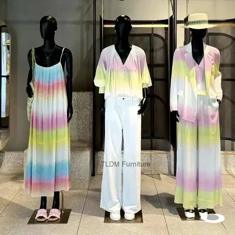 

Creative Window Display Rack High-end Plastic Full-body Mannequin Clothing Prop Women's Clothing Sewing Supplies FYMQ Modern