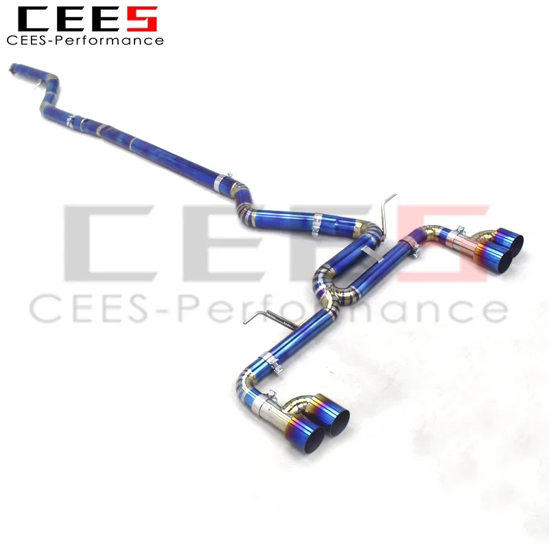 CEES Titanium Factory Price Muffler Exhaust Catback With Valves For BMW 320/320i N20/B48 2.0T 2012-2020