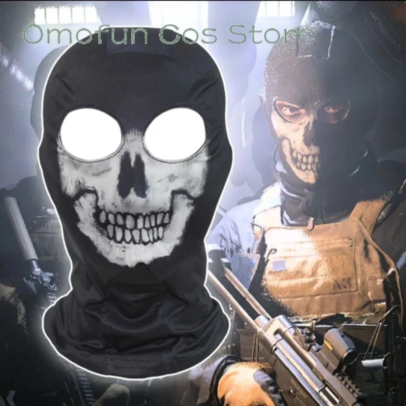 2025년 콜 오브 듀티 고스트 알레하ンド로 마스크 코스프레 익명 섹시 액세서리 의상 장식 시몬 라일리 상사 할로윈