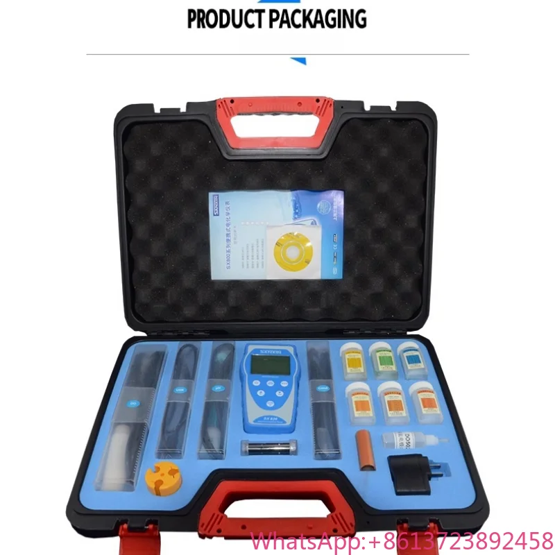 

The SX836 portable hand-held manual water quality detection device for PH/MV (potential value) /TDS/DO/ORP/ resistivity/temperat