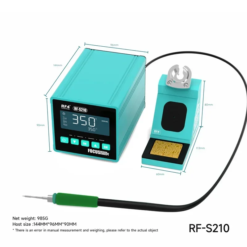 RF4 RF-S210 Smart Soldering Station For Mobile Phone Repair Rapid Reheating 3  Speed Memory Storage Electronic Welding Table