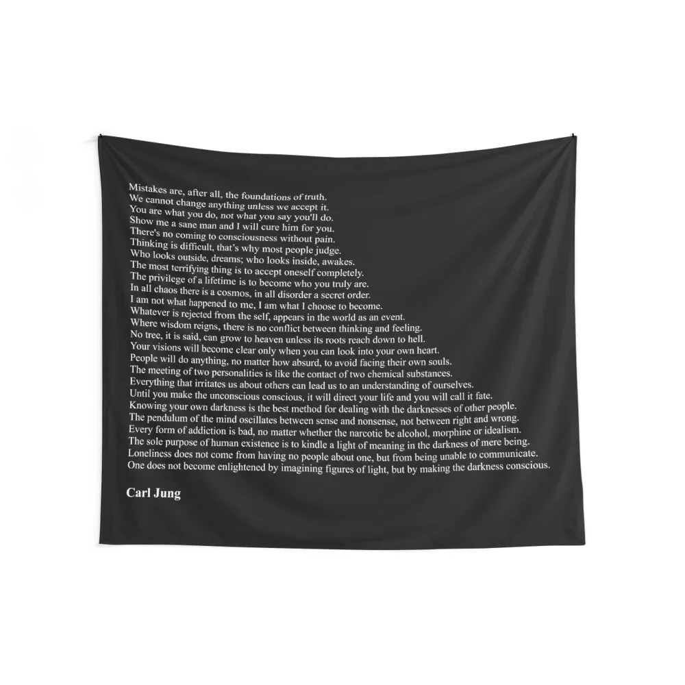 

Carl Jung Quotes Tapestry Bedroom Deco Living Room Decoration Wall Decor Tapestry