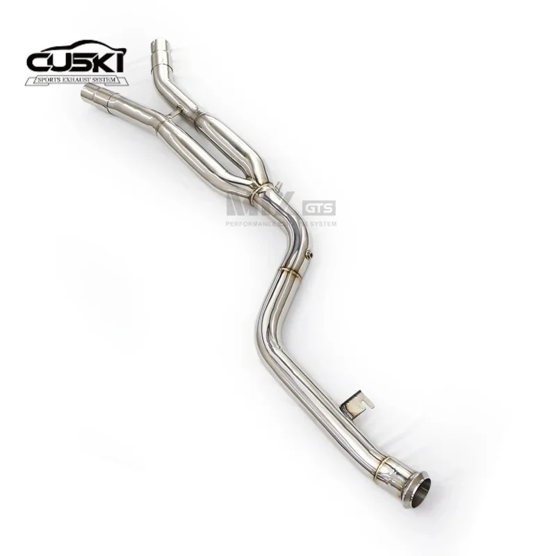 High Flow exhaust Middle Pipe Applicable to BMW X4 M40i 3.0T 2018-2023 quality Stainless Steel Car Accessories exhaust system