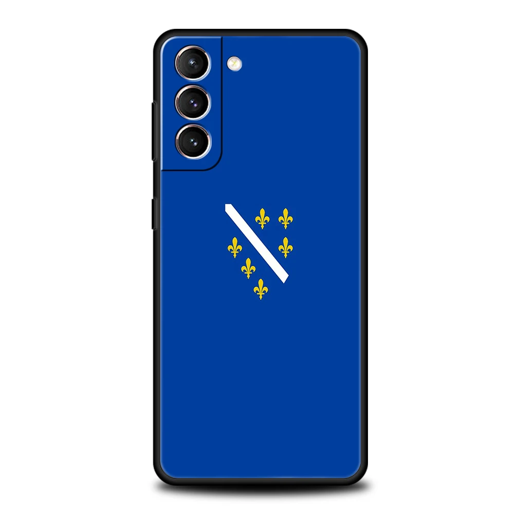 Funda de teléfono con pasaporte de Bosnia y Herzegovina para Samsung Galaxy S24 S23 S22 S20 S21 FE Ultra S10 S10E S9 S8 Plus 5G, carcasa suave de TPU