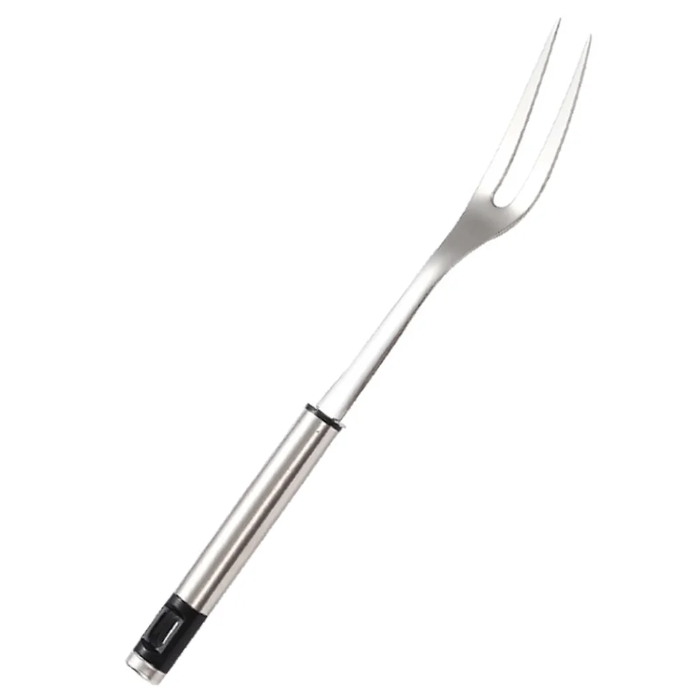 

Stainless Steel Barbecue Spit Shape Fork Spoon and Spatula Kit Meat Bbq Skewers Sticks