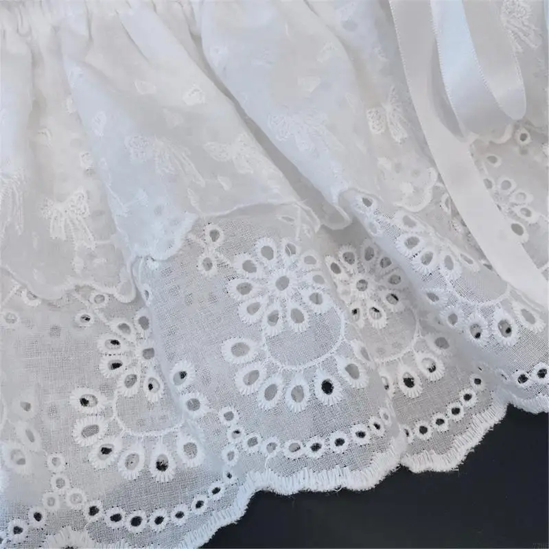 77EME MULHERES TOP TOP SAIR VIIDA MENHA BENDA CHAVE DIREVED RUFFILE Bordado Extender