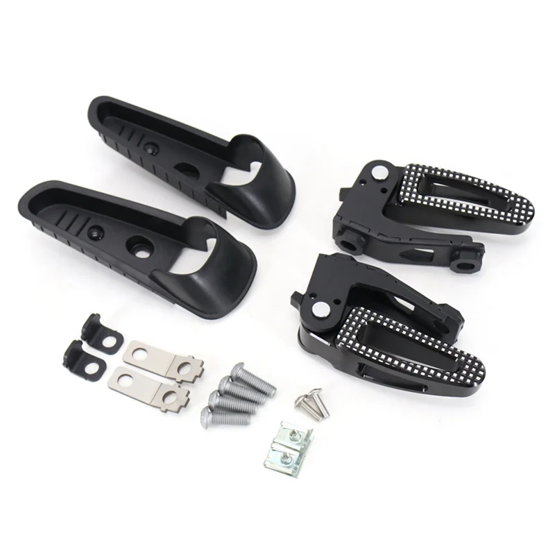 Motorcycle for Vespa GTS 300 GTS300 Gts300 Gts 300 2021 2022 Footrest Rear Passenger Footpegs Mount Black Pedal