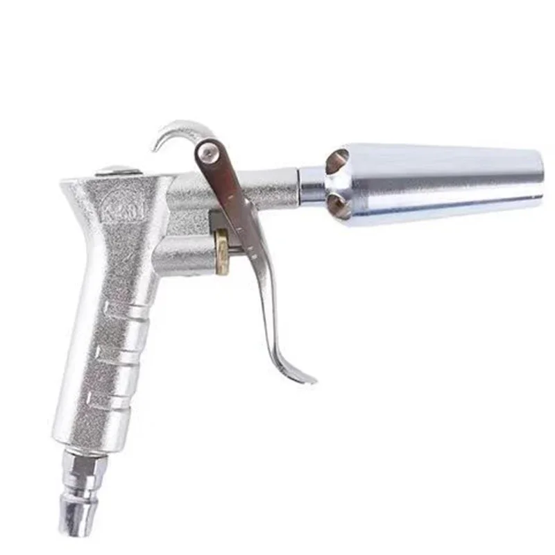 Industrial Air Blow Gun with Aluminum Air Flow Nozzle, High Flow Dust Cleaning Air Blower Pneumatic Air Compressor Accessory