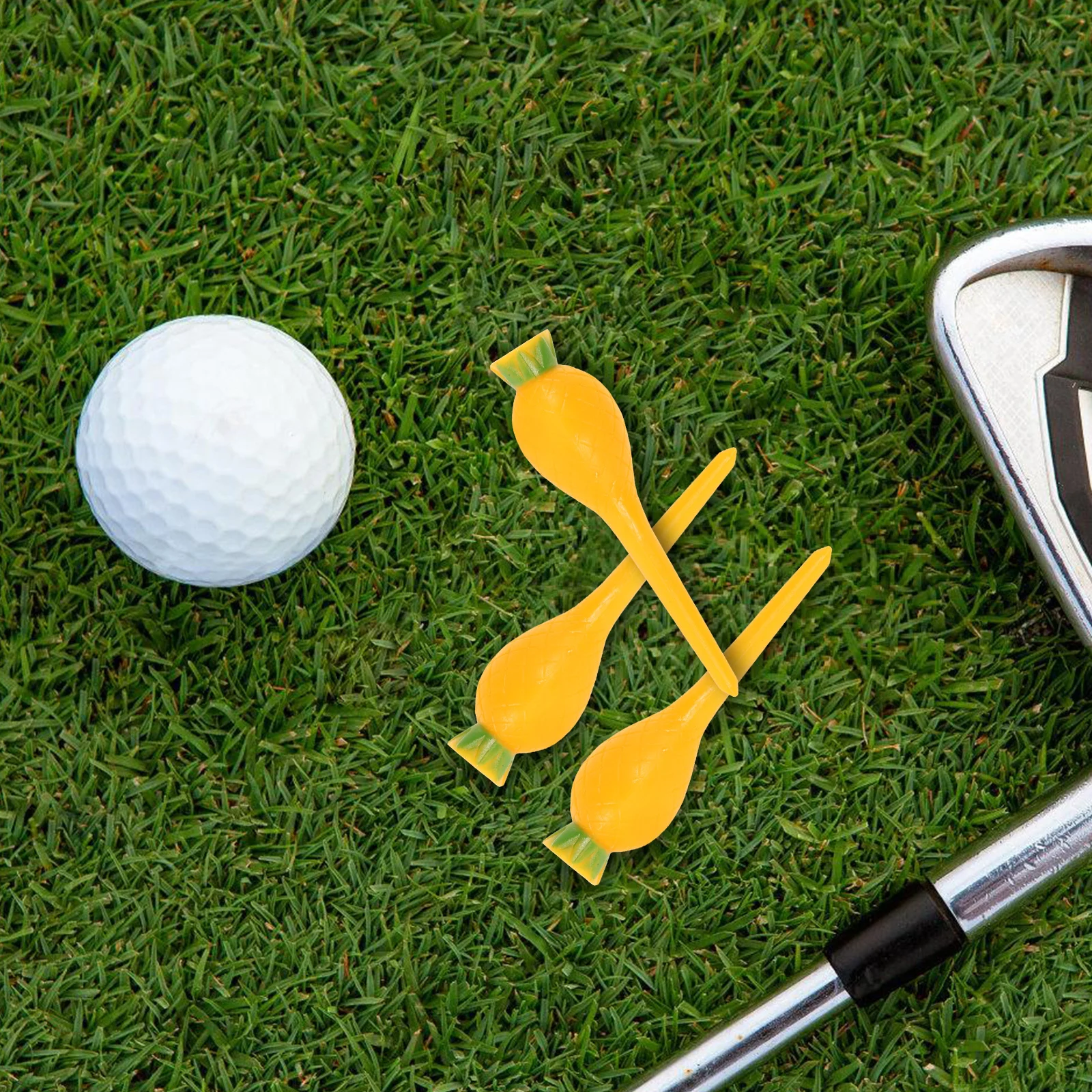 Tees de Golf de plástico, soportes de pelotas de Golf duraderos profesionales, picos ligeros y resistentes para entrenamiento de camisetas de camino de vuelo, 6 uds.