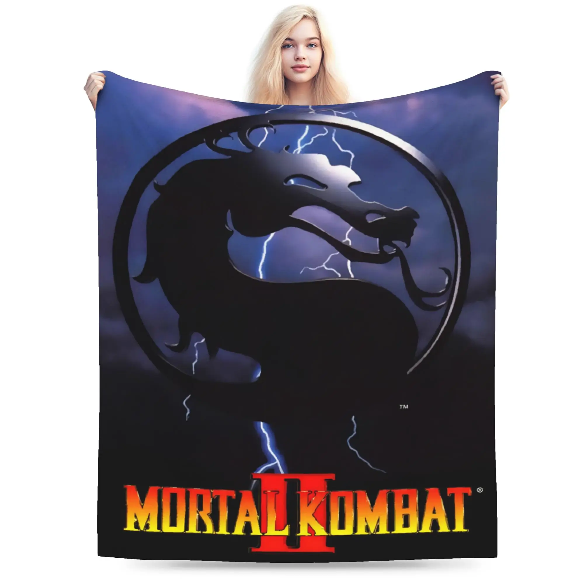 Mortal Kombat II Moive 2026 Blanket Super Soft Cozy  Throw Blankets for Bed 50x60 Inches Multiple Sizes Throws And Blankets