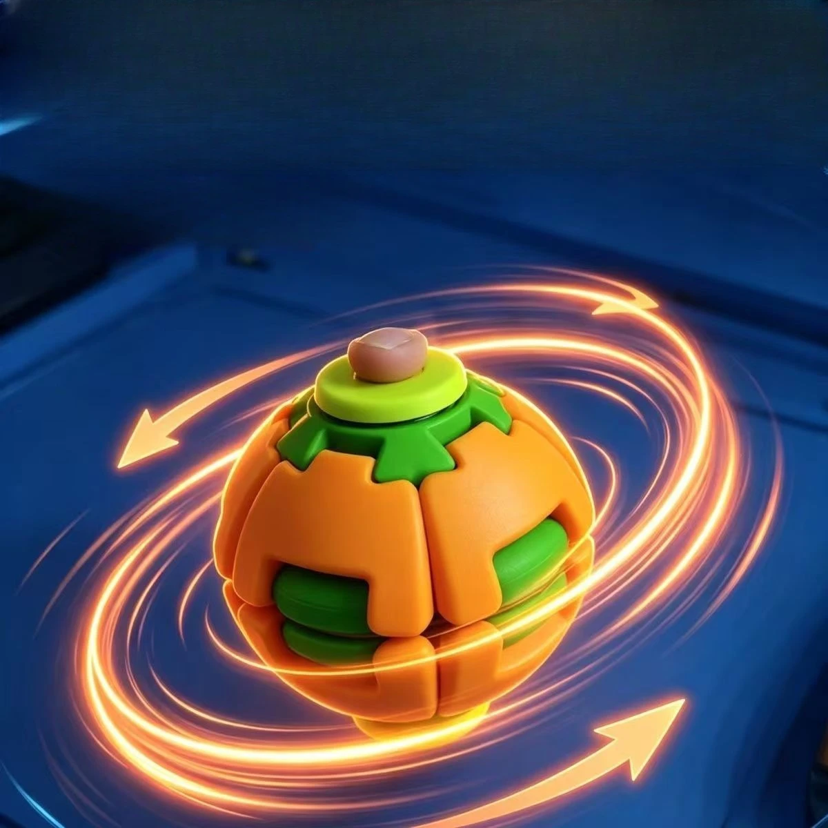 Pressing Rotating Gyroscope, Pressing Rotating Pressure-reducing Ball, New and Unique Pressure-reducing Finger Gyroscope Toy