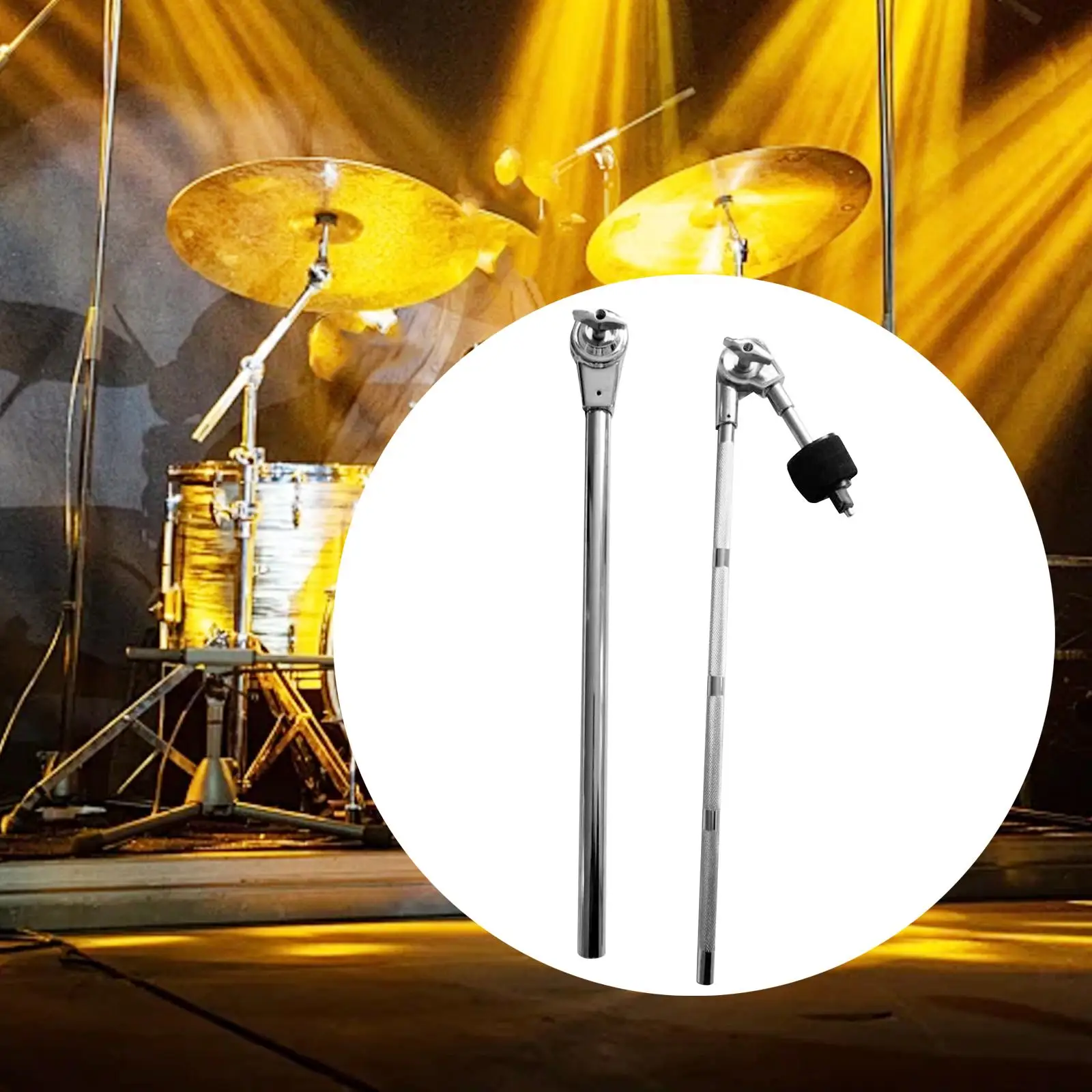 Drum Extension Drum Accessories Professional Metal without Clamp Hardware Cymbal Arm for Crash Cymbal Stand Hi Hat Cymbal Parts