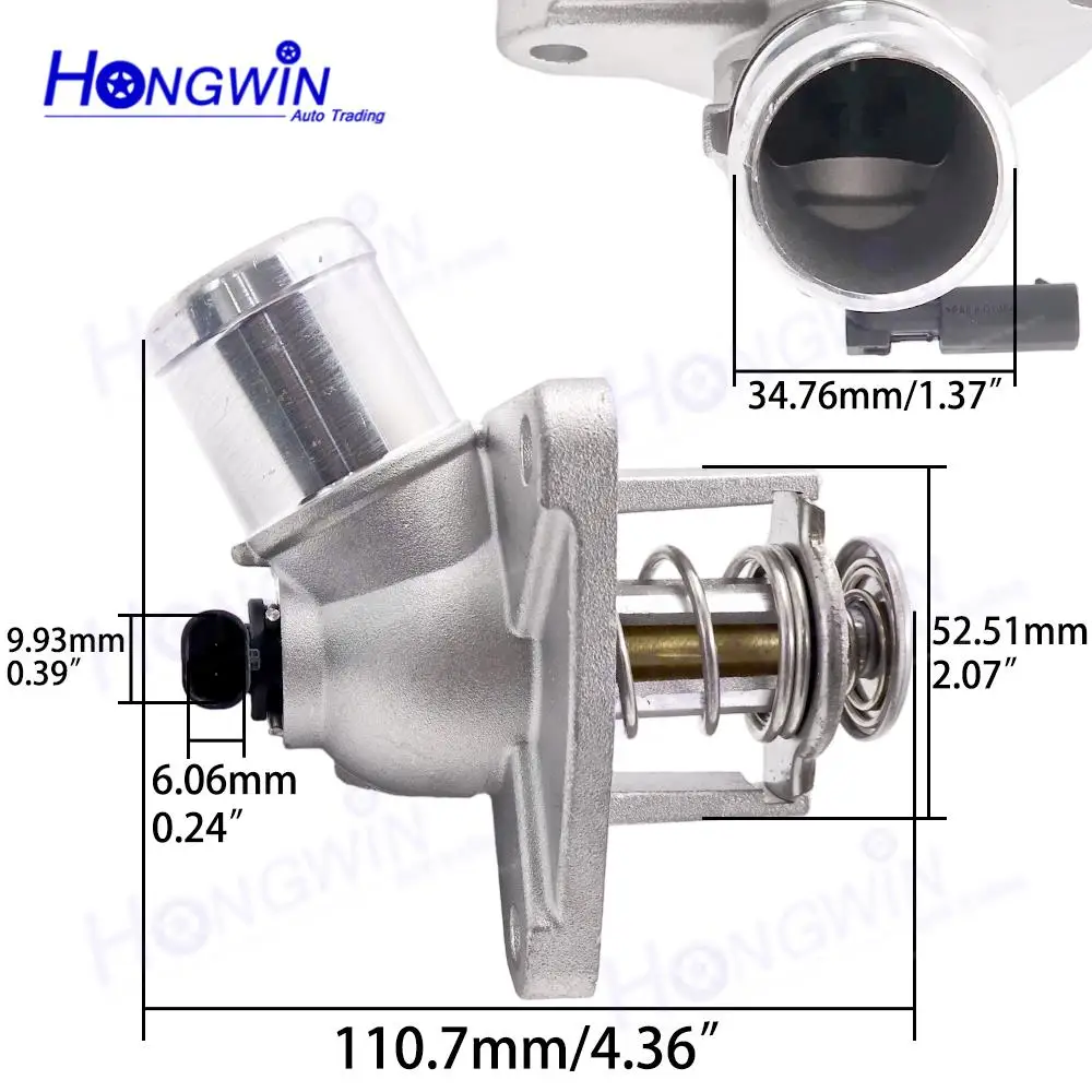 25500-3L300 Thermostat Housing For Hyundai PaLisade 2020-2022 Kia Cadenza 2017-2020 Sedona 2019-2021 Sorento 2019-2020 TeLLuride