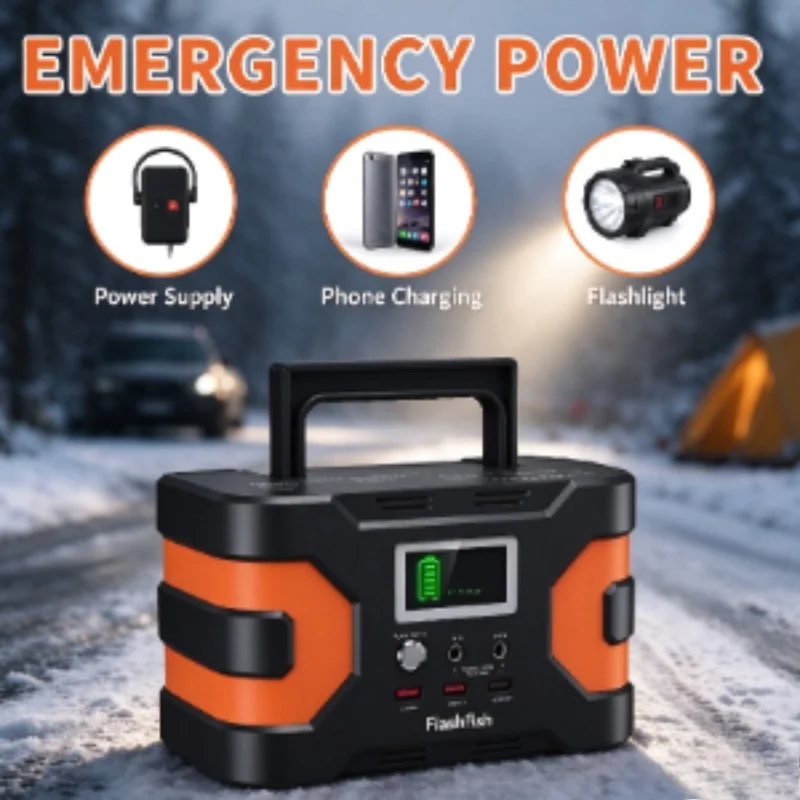 FlashFish Outdoor Portable Power Station US Warehouse Dropshipping Large Capacity Energy Storage Emergency Power Supply