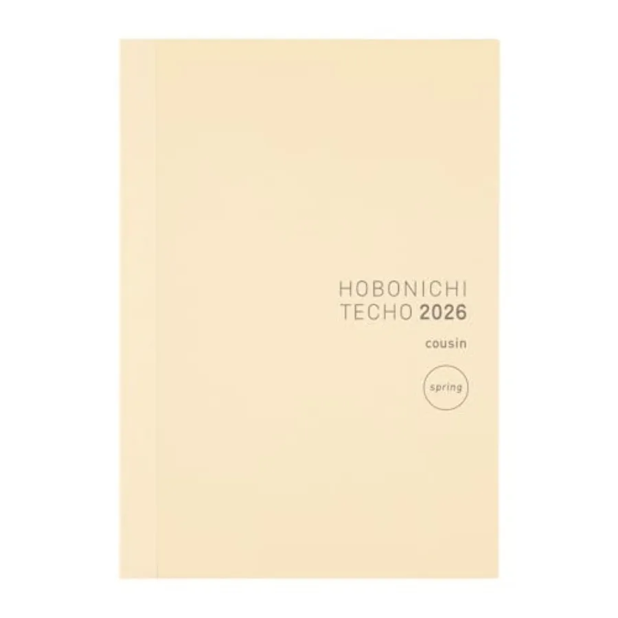 

Hobonichi Techo 2026 Cousin Book A5 Japanese Daily April Start Monday Start Planner