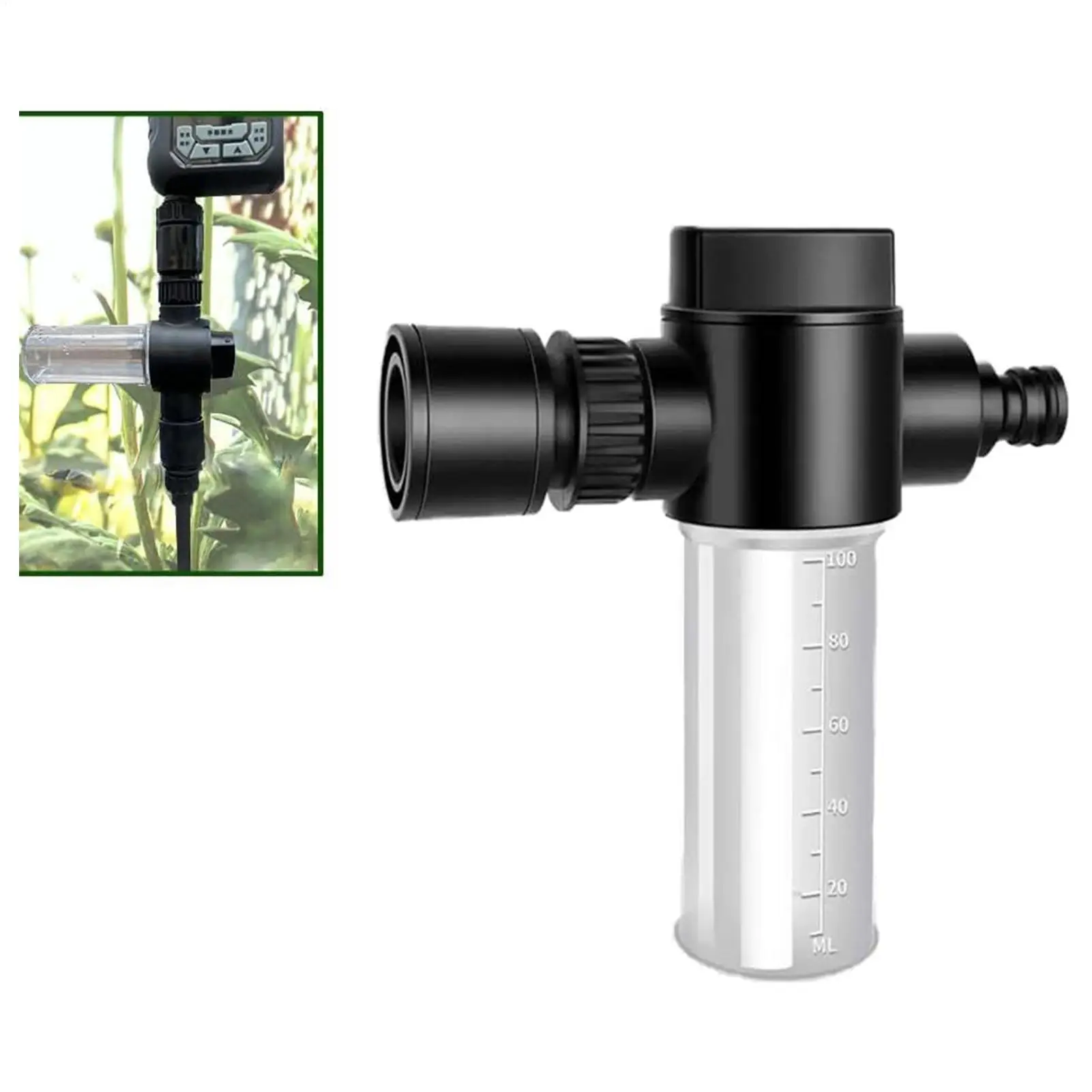 Foam Cannon Garden Hose 100ml Capacity High-Pressure Car Wash Foam Water Gun Foam Device Adjustable Concentration Distribution S