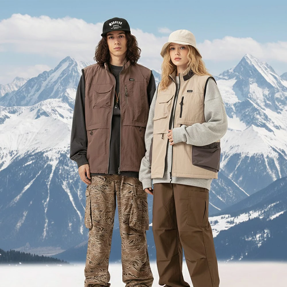 

Высококачественный многофункциональный жилет с воротником-стойкой для мужчин и женщин, для активного отдыха, походов, спорта, альпинизма, тактический жилет без рукавов