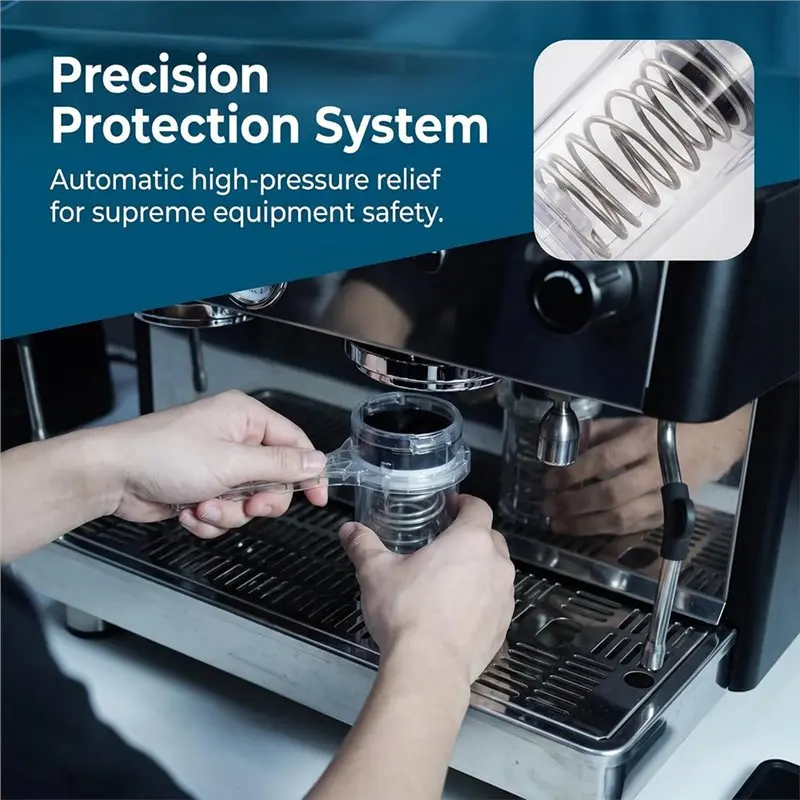 A23F-E61 For All Standard 58Mm Brewing Head Backflush Cleaning Cup, Coffee Machine Cleaning Set