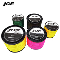JOF 8X Braided PE Fishing Line Wear-Resistant & Long Casting Fishing Tackle Carp Fishing 300M-1000M 20LB-100LB 0.17MM-0.5MM