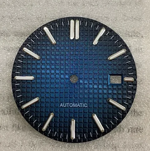 31.8mm S Dial Watch Accessories Modification Oak Dial NH35 Green Luminous Suitable for NH36 NH35/4R/7S Movement Dial Black